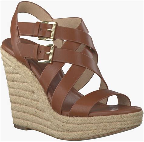 michael kors jocelyn sandalen braun schuhe|macy's michael kors shoes.